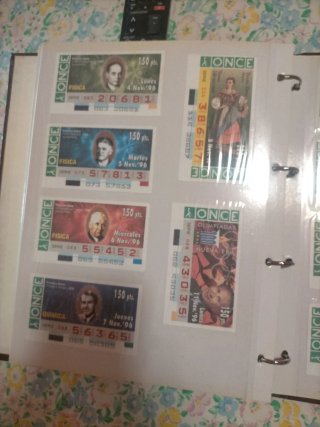 Lotería ONCE 1995-1996 Colección Boletos