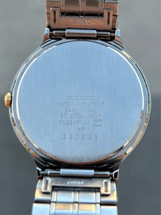 Reloj Seiko Quartz Vintage Gold Nuevo *Año 1993*