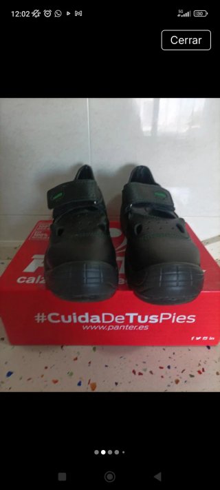 Zapatos de seguridad Panter negros