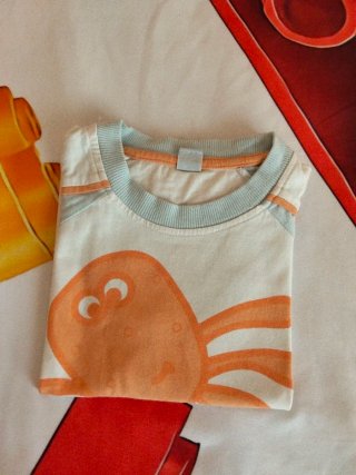 Camiseta infantil pulpo