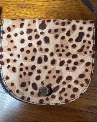 Confezione da 2 borse: stampa animalier e frange