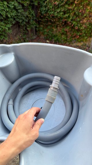 Lavacabezas portátil gris