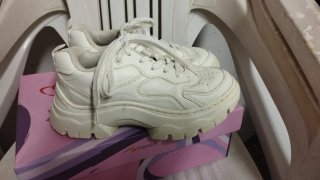 Sneakers Zara bambina bianche