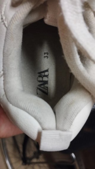 Sneakers Zara bambina bianche