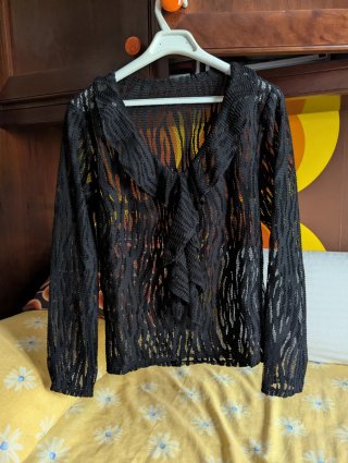 Blusa transparente