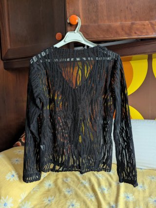Blusa transparente