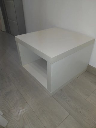 Mesa auxiliar blanca Ikea Lack