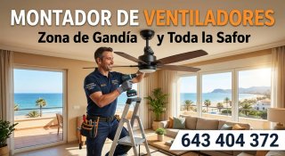 Instalador / montaje de ventilador