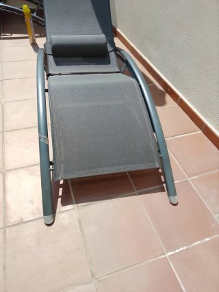 2 Hamacas de piscina grises 50 euros cada una