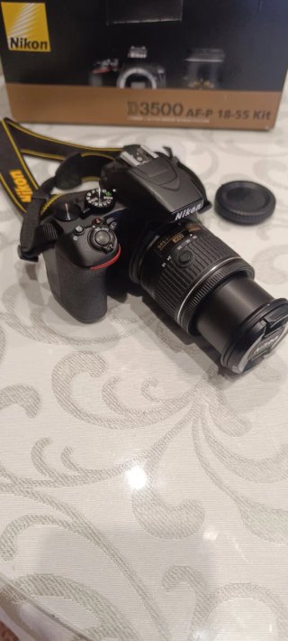Cámara Nikon D3500 Negra
