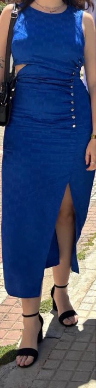 Vestido azul Zara