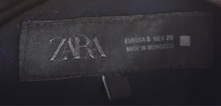Vestido azul Zara