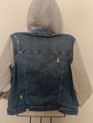 Cazadora vaquera con capucha Talla S