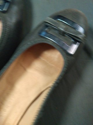Zapatos planos grises mujer
