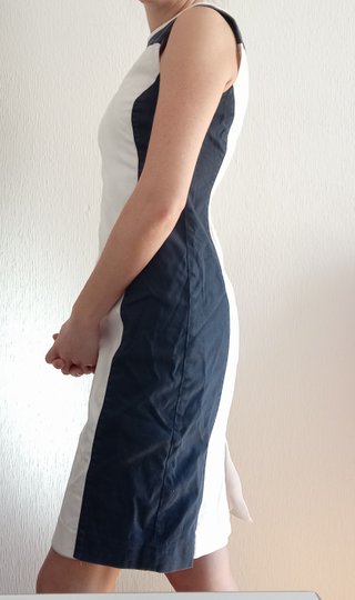 Vestido Tommy Hilfiger Blanco y Negro