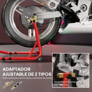 Caballete Soporte Rueda Trasera Moto Universal
