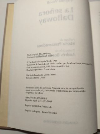 La señora Dalloway