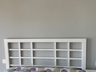 Cabecero Cama Madera Blanco 150cm