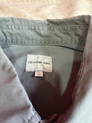 Camisa Calvin Klein Jeans gris vintage