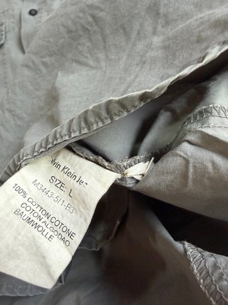 Camisa Calvin Klein Jeans gris vintage
