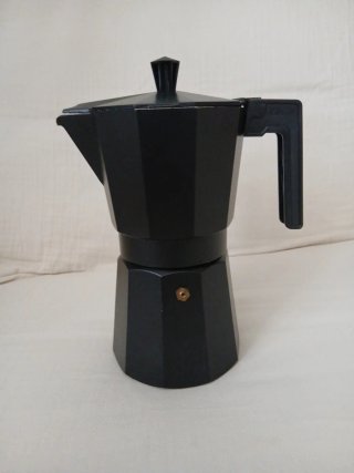 Cafetera Italiana Negra