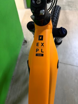 Bicicleta Eléctrica Rockrider E-EXPL 520 Naranja