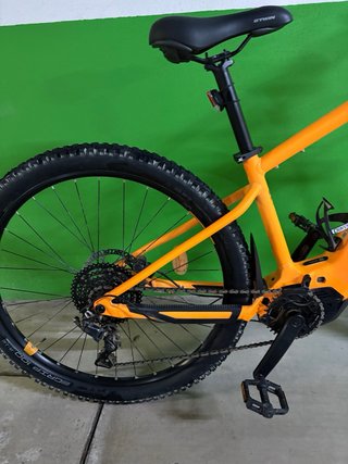 Bicicleta Eléctrica Rockrider E-EXPL 520 Naranja