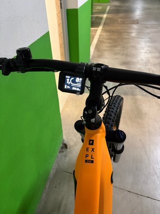 Bicicleta Eléctrica Rockrider E-EXPL 520 Naranja