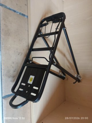 Portaequipajes Bicicleta Negro