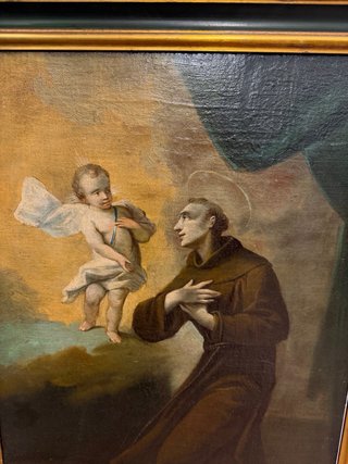 San Antonio de Padua S. XVIII Óleo Lienzo