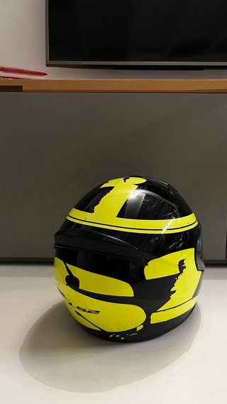 Casco Moto LS2 FF352 Negro/Amarillo