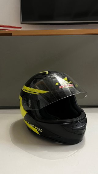Casco Moto LS2 FF352 Negro/Amarillo