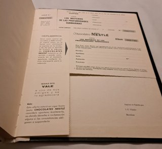 Álbum Misterios de las Profundidades Marinas 1959