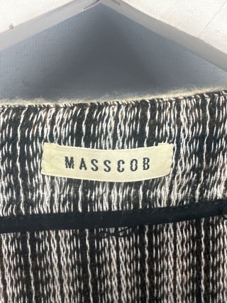 Masscob cárdigan abrigo rayas mujer