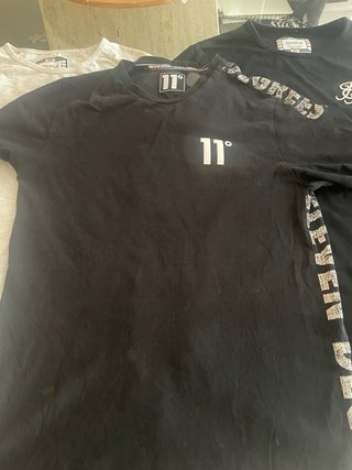 Camisetas SikSilk Negra Talla M y S Camisetas 11o
