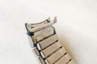 correa reloj Seiko S132V oro y plata