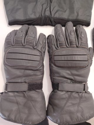 Guantes y cubrecuello moto talla XL