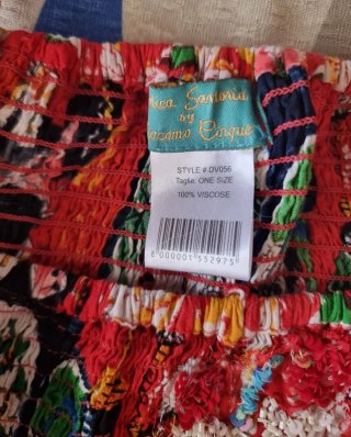 Vestito lungo fantasia floreale