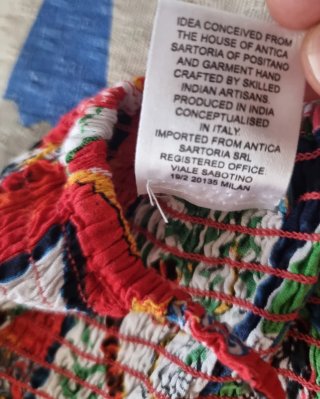 Vestito lungo fantasia floreale