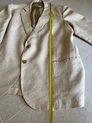 Giacca sartoriale Lino d'Irlanda handmade 52