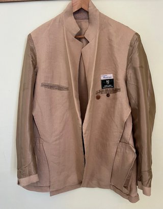 Giacca sartoriale Lino d'Irlanda handmade 52