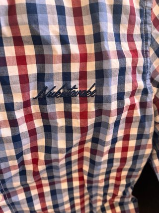 Camisa niño cuadros talla 12