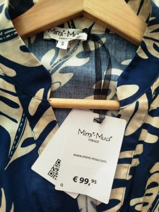 Vestido Mimi mua floral azul talla S sin estrenar