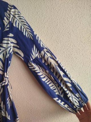 Vestido Mimi mua floral azul talla S sin estrenar