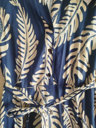 Vestido Mimi mua floral azul talla S sin estrenar