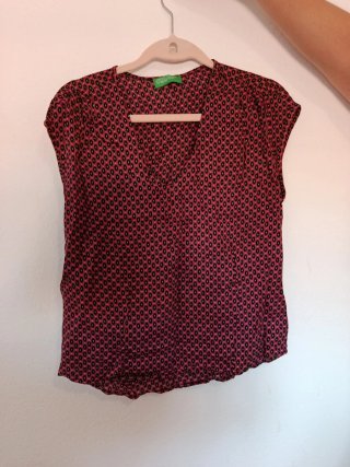 Blusa United Colors of Benetton Estampada