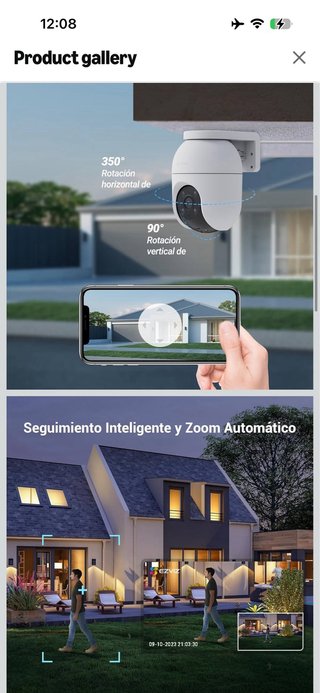 EZVIZ C8c 3K 360° Outdoor WiFi Camera Kit, Color N