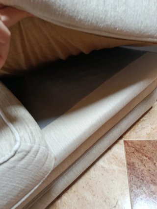 Sofá de 3 plazas beige