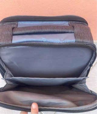 Borsello da viaggio Royal Class blu/grigio
