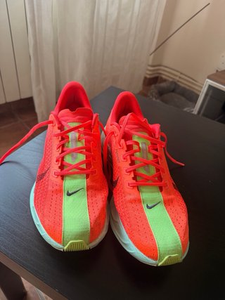 Zapatillas Nike Running Naranja y Verde